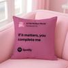 Romance Indie Irish Band FFontaines D C Cushion Cover Pillow Case Soft Skin Friendly Fabric  Concealed Zipper