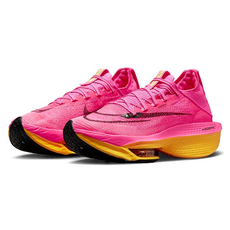 Nike Air Zoom Alphafly NEXT% 2 Hyper Pink Женские кроссовки Laser-Orange White Black DN3559-600