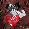 Underwear Women Lace Floral Thong Low-Rise T-back Panties Lace Solid Briefs  Female