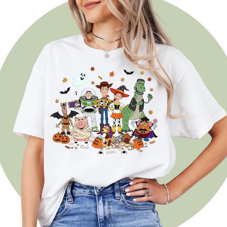 Toy Story Halloween White Tshirt