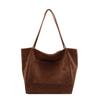 New Autumn and Winter Casual Lazy Style Suede Large-capacity Commuter Tote Bag Shoulder Bag