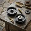 532196106 532196104 Idler Pulley Fits For Hua 197380 TS342 TS343 197379 196106 Fit A Range Of For Craftsman And For HUA Mowers
