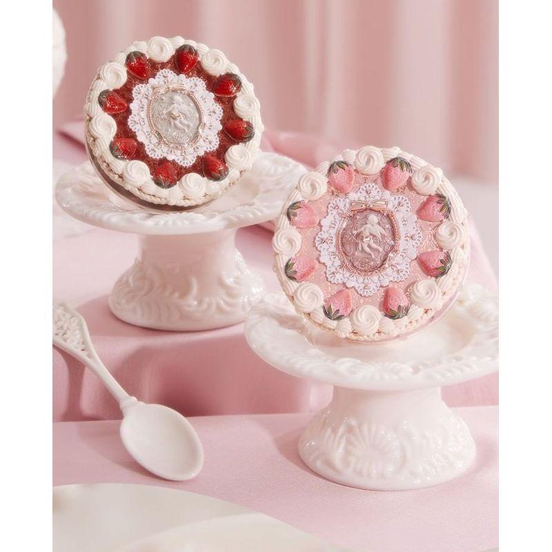 Flower Knows - Прессованная пудра "Клубничный Купидон" - 01 Мягкий лавандовый