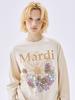 [mardimercredi] Футболка с длинным рукавом Flowermardi Jardin Масло арахиса