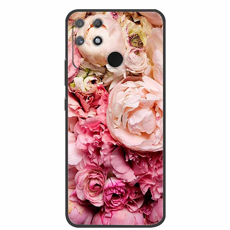 For Redmi 10C Case Redmi10C Black Soft Silicone Phone Case For Xiaomi Redmi 10C Back Cover Case Redmi 10 C Power Funda POCO C40