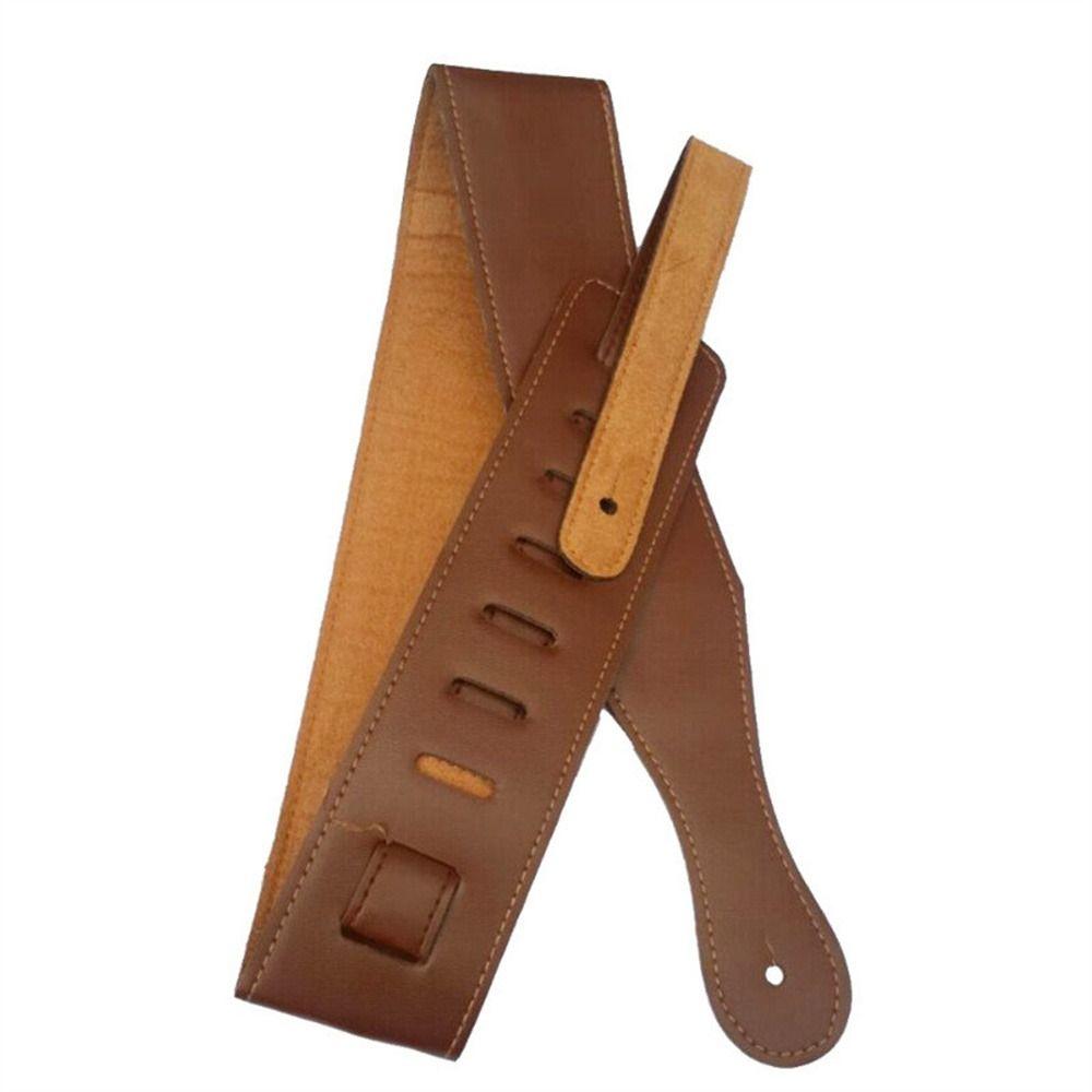 Плечевой ремень для гитары из ПУ кожи, регулируемый гитарный ремень, ремень для укулеле, гитарные аксессуары