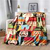 Blanket Nutcracker Christmas Tree Star Throw Blanket Ultra Soft Velvet Blanket Lightweight Bed Blanket Quilt Durable Home Decor