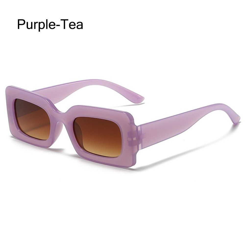 Retro Candy Color Y2K Sun Glasses Sunglasses for Women Men Vintage Shades Rectangle Sunglasses