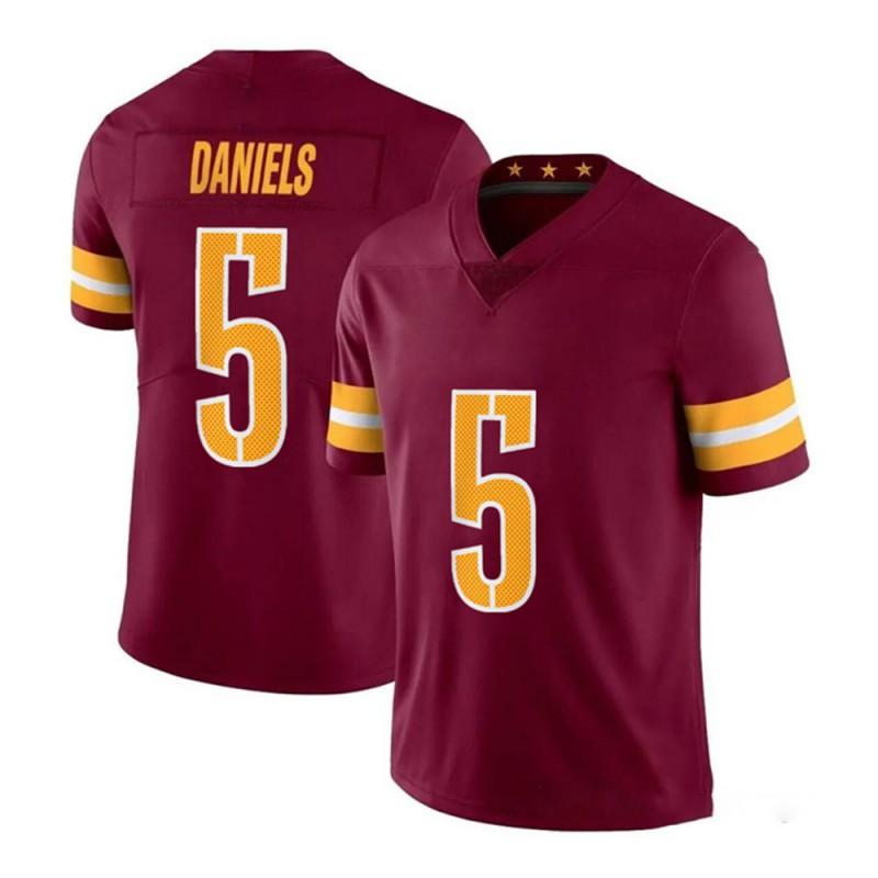 Washington Commanders Football Jersey Jayden Daniels Terry McLaurin NFL Game Men S-XXXL