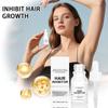 Ингибитор роста волос на лице, Успокаивающая сыворотка после бритья Замедляет рост волос и подходит для лица, рук и ног, 10 мл,