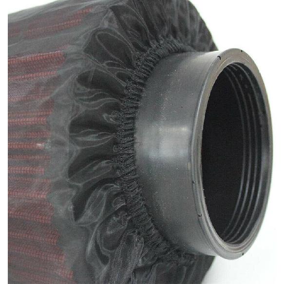 Black Universal Water Guard Cold Air Intake Pre-Filter Cone Filter Sock Cover