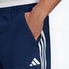 Adidas Train Essentials Пике 3-полоски тренировочные шорты быстросохнущие удобные мужские шорты темно-синие белые IB8112