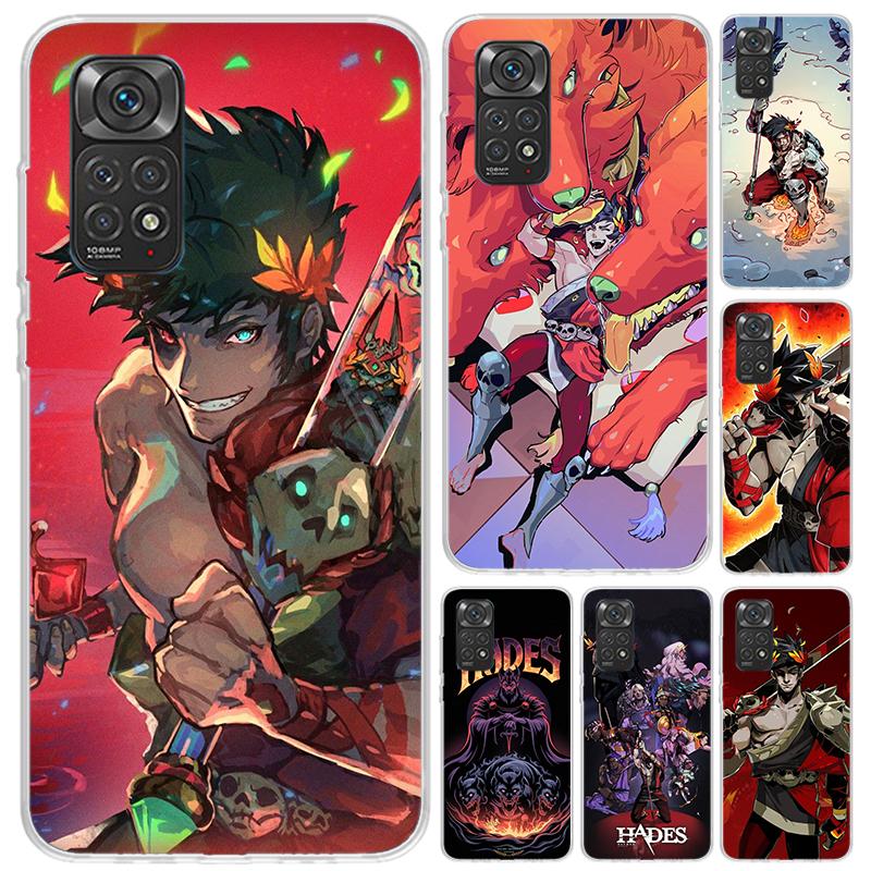 Игровой чехол Hades Action для телефона Xiaomi Redmi Note 15 14 14S 13 12S 12 Pro 11S 11 Plus 11T 11E 10S Мягкий чехол-накладка Redmi