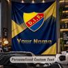 TapestryDjurgårdens IF Custom Name Text Personalized Wall Hanging Tapestry Home Wall Decor