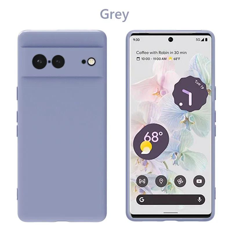 For Google Pixel 7 7A 8A Case Liquid Silicone Soft Cover For Google Pixel 6A 6 8 9 Pro XL 9A 9Pro XL 4A 4G G Phone Case