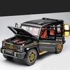 1:Металлическая модель Mercedes-Benz G-Wagen AMG G63 на инерционном механизме, масштаб 1:24, сплав, цвет: розовый