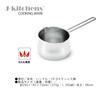 J-kitchens Dining Table Roundup Stainless Steel Milk Pan, 1000ml, Rust-Resistant, Gas-Only, Made in Japan, Includes Original Tag