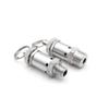 BSPT NPT  1/4 "1/2 "Male Thread 0.5-10 Bar Exhaust 304 Stainless Steel Sanitary Mini Spring Safety Valve For Air Compressors