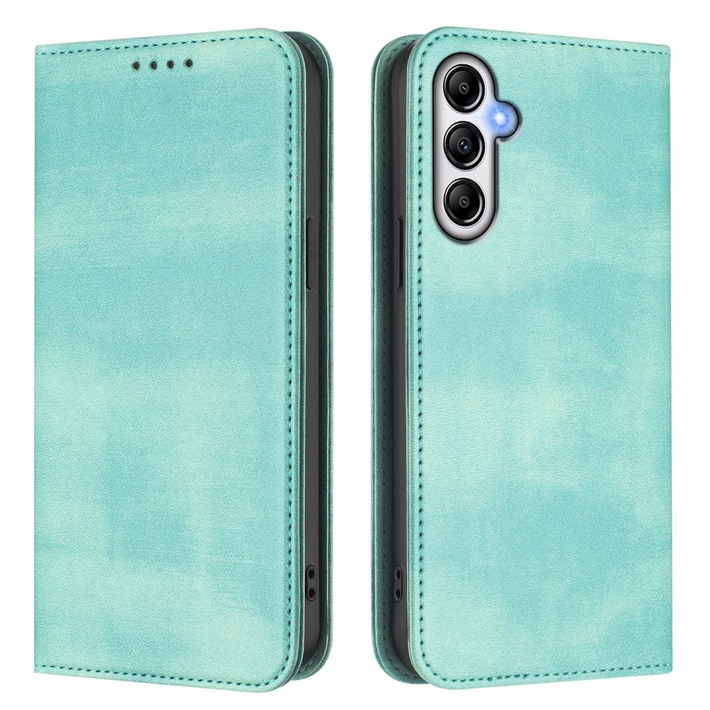 For Samsung Galaxy A35 5G Wallet Cases Retro Texture RFID Blocking Leather Phone Cover