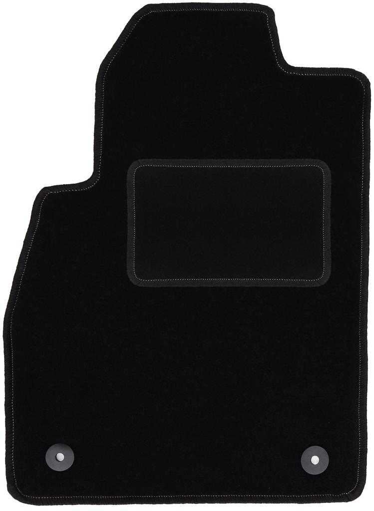 Driver's mat black for: Opel Astra J hatchback, sedan, station wagon, sports tourer (2009-2015)