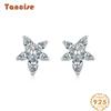 Tancise 925 Sterling Silver Zircon Earrings Drop Earrings For Women Wedding Party Gifts
