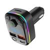 Car FM Transmitter PD Type-C Dual USB Ambient Player MP3 Bluetooth 5.0  Fast Charger Type-C Wireless Light Handsfree PD