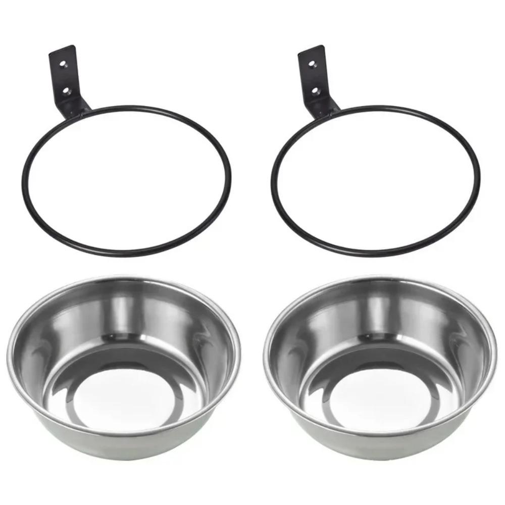 Foldable Hanging Pet Bowl 6/8inch Pet Feeder Container Universal Cat Food Water Bowl Home