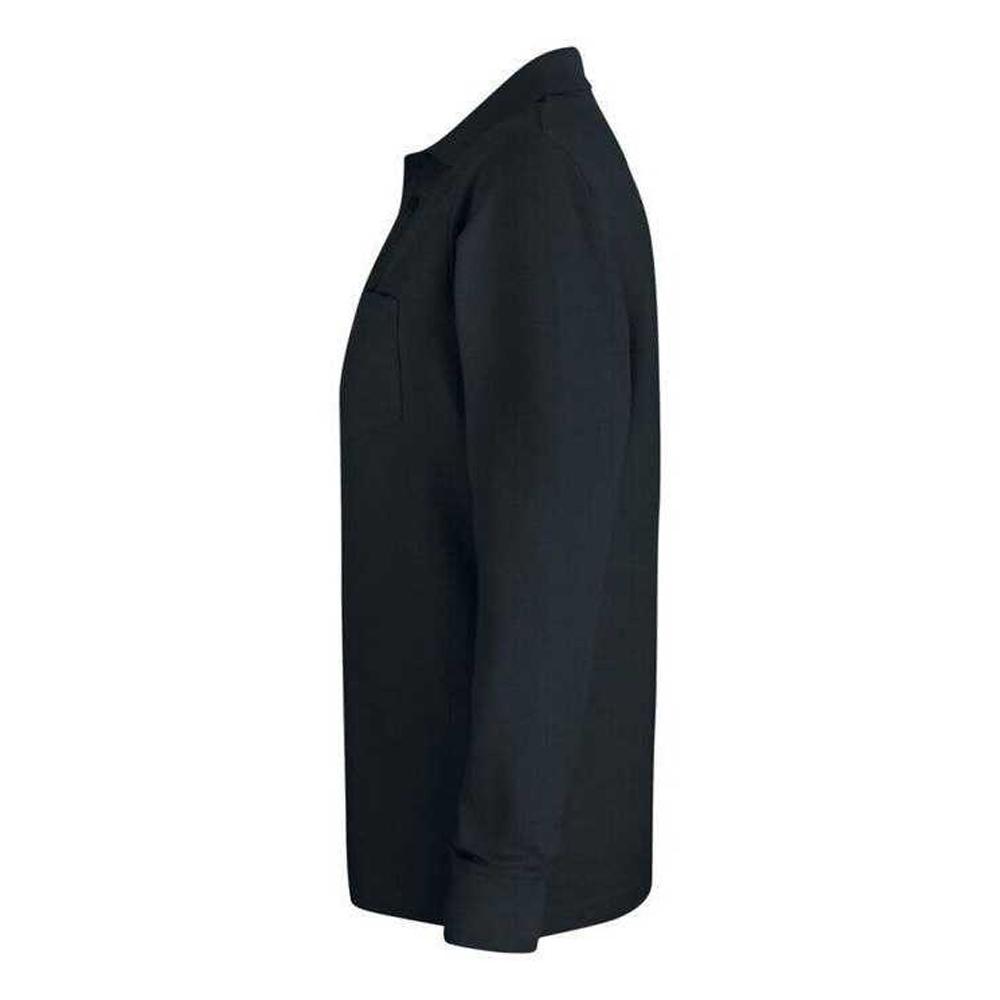 Clique Unisex Adult Basic Chest Pocket Long-Sleeved Polo Shirt