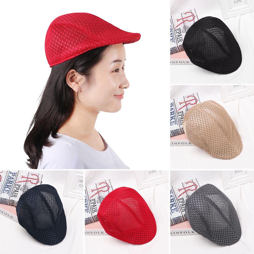 Fashion Casual Newsboy Style Adjustable Mesh Caps Gatsby Hats Beret Hats Sun Caps