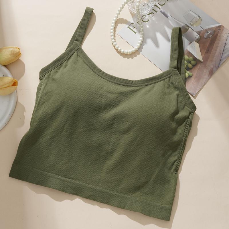 Топ-топ Hot Girl Style с нагрудными вкладышами для летней одежды с перекрестными бретелями на спине и открытой спиной для женщин