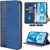 Protective Case - BOOLING - for Samsung Galaxy A53 5G - PU Leather - Magnetic Protection - Navy Blue Mosaic