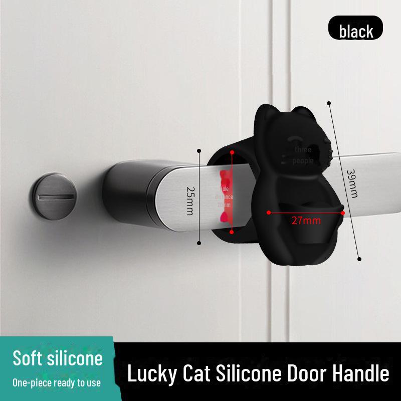 Силиконовый противоударный стопор дверной ручки для ванной комнаты