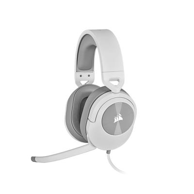 Corsair HS55 SURROUND Corsair Surround Connector игровая гарнитура совместима с Xbox Discord сертификация белый 3,5 мм Mac/PS5/PS4/ Series/Switch - -