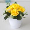 Поддельный цветок, растение, имитация обеденного стола, декор, пластиковая спальня, имитация цветка в горшке для дома