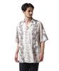 Aloha Shirt Dragon Rise 2XL 414 Natural (WEB&DEPOT Exclusive) Men's 783-5123024