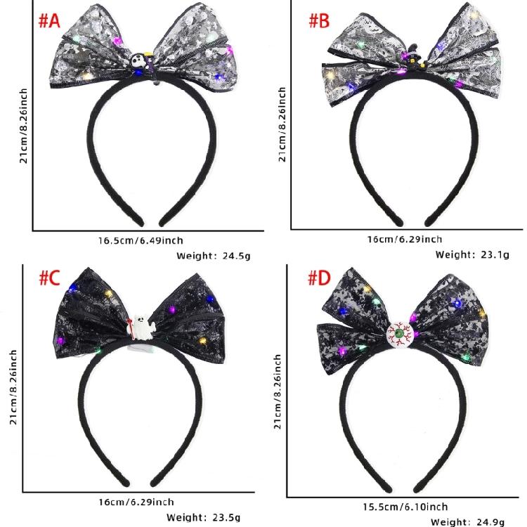 Подростковая Девушка Фотография Повязки на Голову Жуткий Форма Бантика Повязка на Волосы Взрослый Головной Убор Карнавалы Вечеринка Костюм для Ролевых Игр Инструмент
