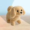 Kids Electric Plush Dog Toy Walking Barking Tail Wagging Interactive Puppy Plushie Toy Toddlers Boys Girls Educational Simulation Animal Toy