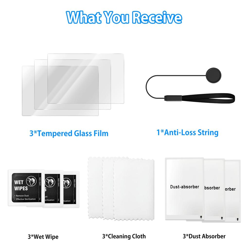 VOVMOEYA 3 шт., совместимая с Sony 7R Mark A7R5, закаленная стеклянная пленка для sony a1 mark ii, защитная пленка для экрана, защитная пленка для ЖК-дисплея, защитная пленка для ЖК-дисплея