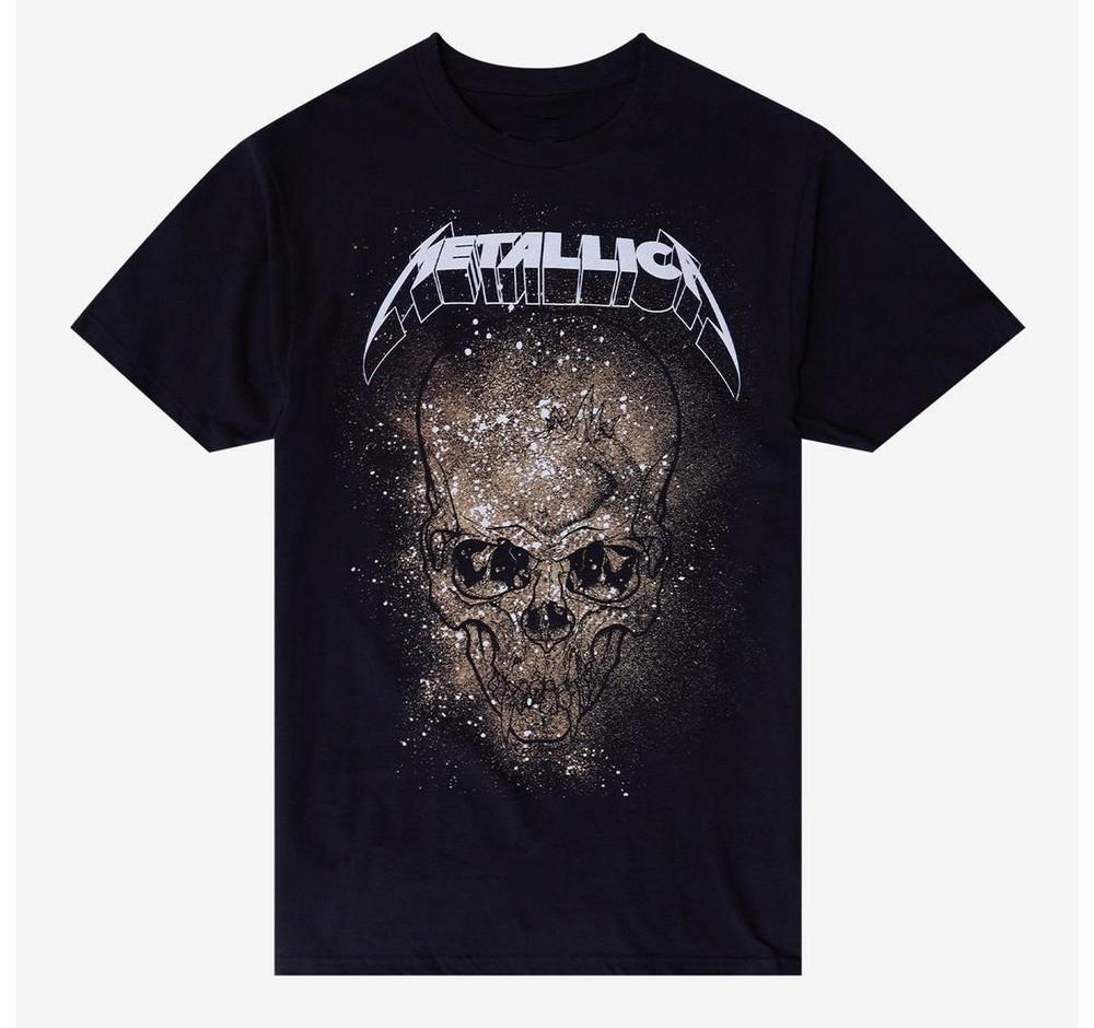 Metal*lica Splattered Demon Skull T-Shirt Size S-5XL Fanmade Unisex T-Shirt
