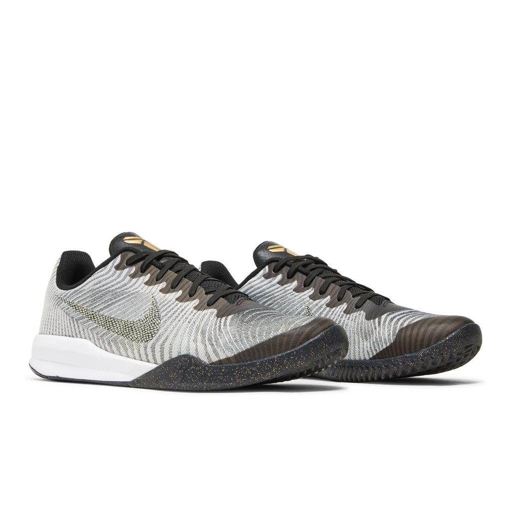 Nike Kobe Mentality 2 (Unisex) Pure Platinum / Metallic Gold Star-Anthracite Basketball Shoes 818952 005