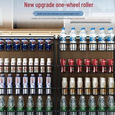 Многоярусная стойка для выкладки закусок и напитков для супермаркетов и аптек