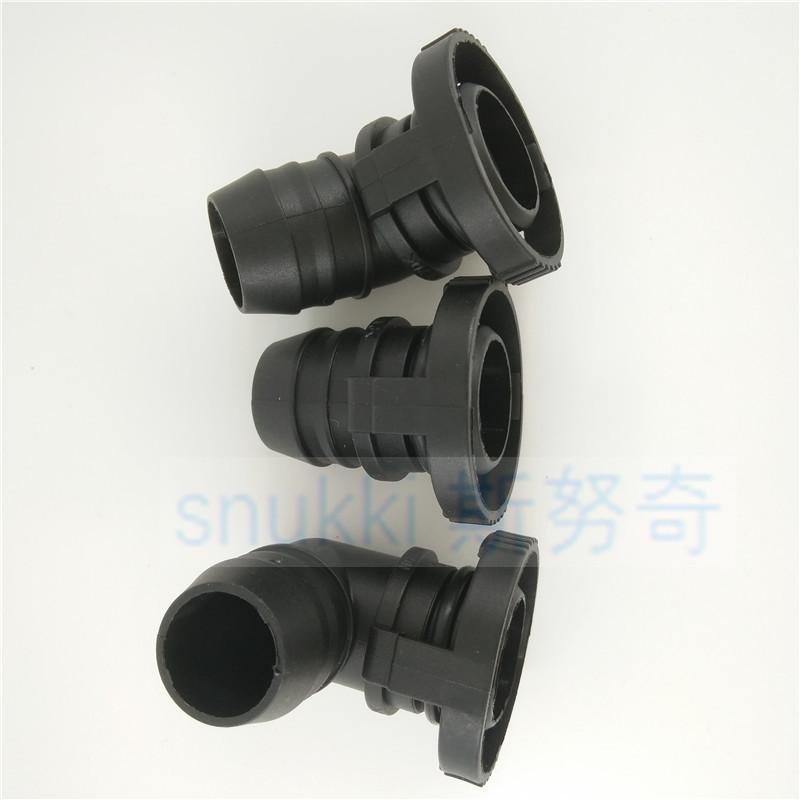 middle size 22mm Exhaust pipe fittings Exhaust tube plastic connector Fuel line connector for car 1pc