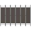 VidaXL Room Divider 6 Panels Anthracite 240x180 Cm