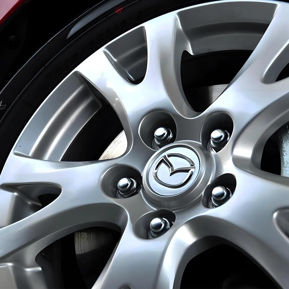 2025 Горячая 56 мм Оригинальная крышка центральной ступицы колеса в стиле автомобиля Для Mazda 6 3 CX5 2 CX7 Demio Atenella MX30 CX30 CX3 CX9 MX5 RX8 Axela