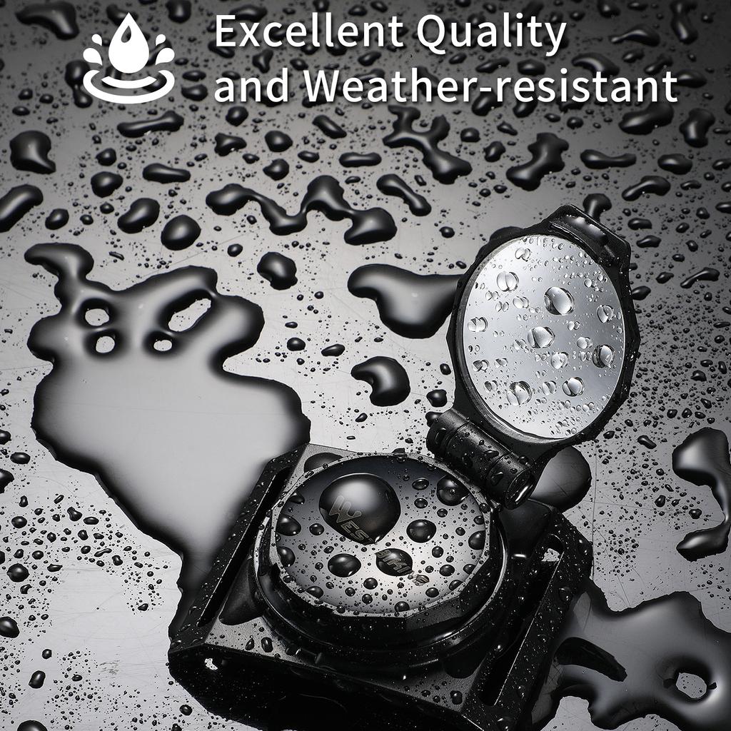 WEST BIKING Bike Wrist Rearview Mirror 360 Degrees Rotate Convex Reflector Arm Mirror Cycling Accessories