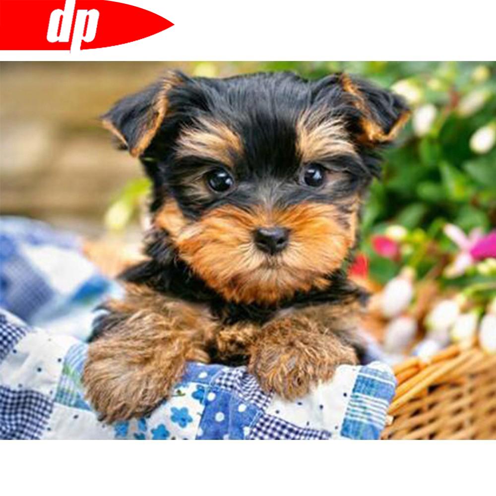 Diamond Painting Animal Rhinestone Diamond Embroidery Dog Cross Stitch