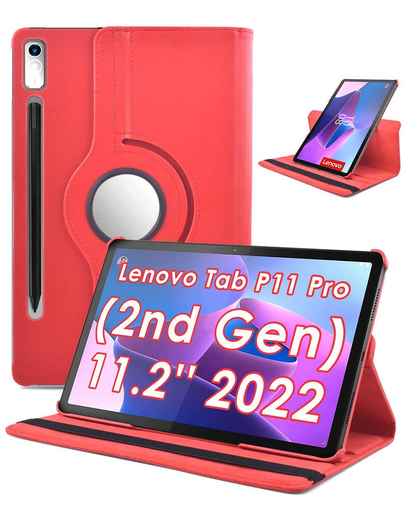 Вращающийся чехол для Lenovo XiaoXin Pad Pro 11,2 дюйма P11 Pro Gen 2 TB-132FU 2022, чехол из искусственной кожи, планшет Funda Pad Pro 2022, 11,2 дюйма;