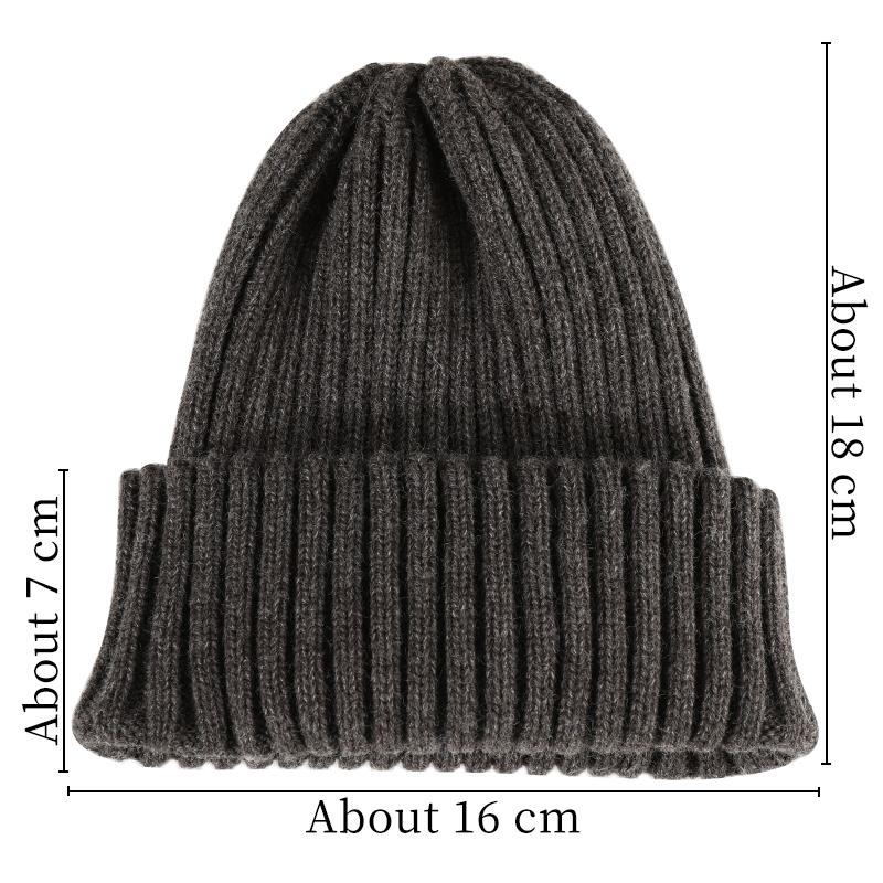 Зимняя вязаная шапка для девочек сладких конфетных цветов, для мальчиков и детей, мягкая теплая шапка для улицы, детская модная шерстяная шапка