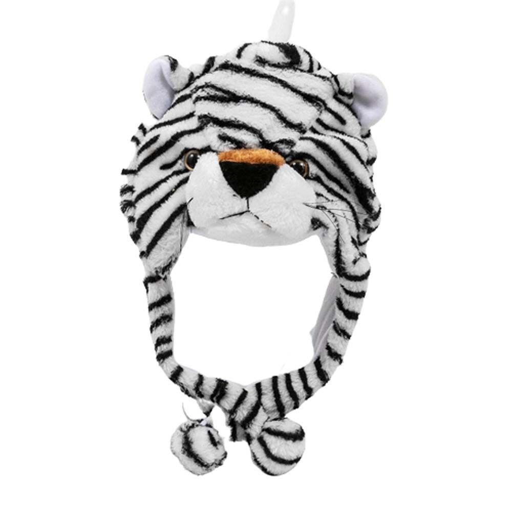 Мероприятие Костюм на Хэллоуин Плюшевая шапка в виде животного Шапка-маска тигра Шапка для выступления Косплей Шапка тигра