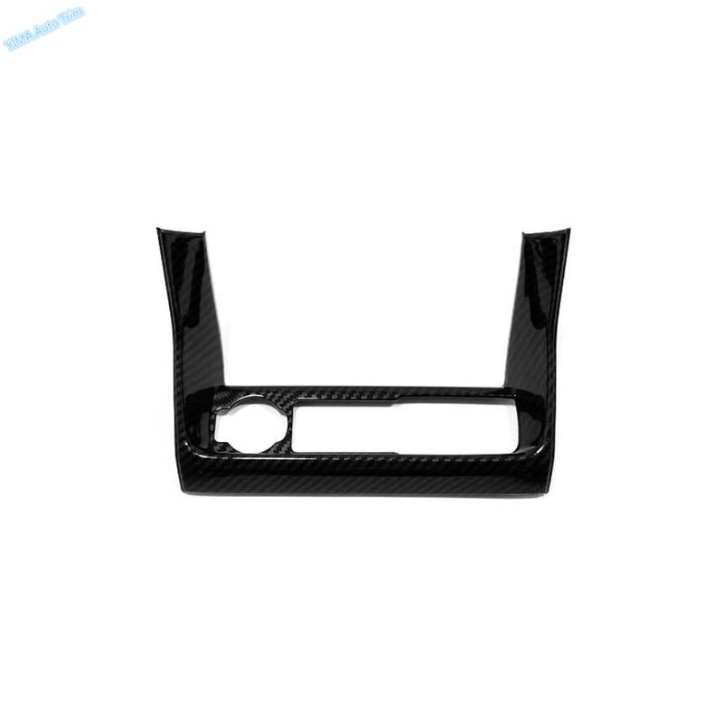 ABS Carbon Fiber Look Console Cigarette Lighter Panel Decoration Cover Trim For Honda Civic 11th 2024 Car Accessories
